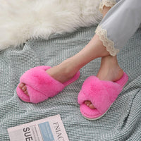 Fuzzy Slippers with Memory Foam - CloudStep