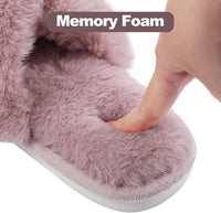 Fuzzy Slippers with Memory Foam - CloudStep