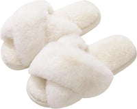 Fuzzy Slippers with Memory Foam - CloudStep