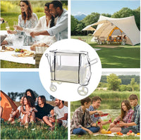 Stroller Rain Cover – Windproof Protective Arch for 2-seater and 4-seater Strollers – Venaro 