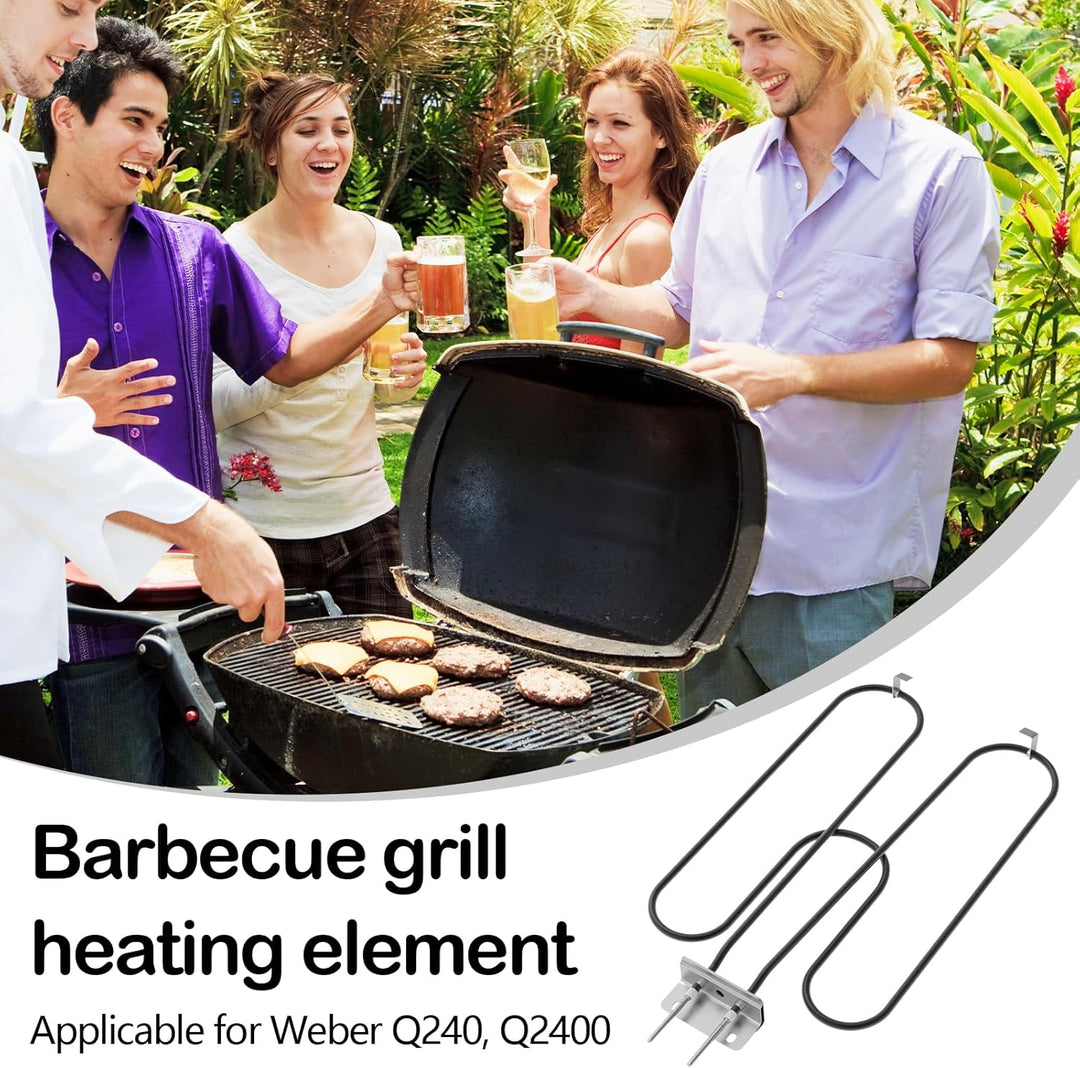Hochleistungs-Heizspirale aus Edelstahl 2200W für elektrischen Outdoor-BBQ – Zeythra