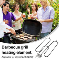 Hochleistungs-Heizspirale aus Edelstahl 2200W für elektrischen Outdoor-BBQ – Zeythra