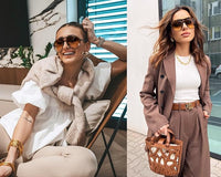 Retro Oversized Aviator Zonnebril - Amara