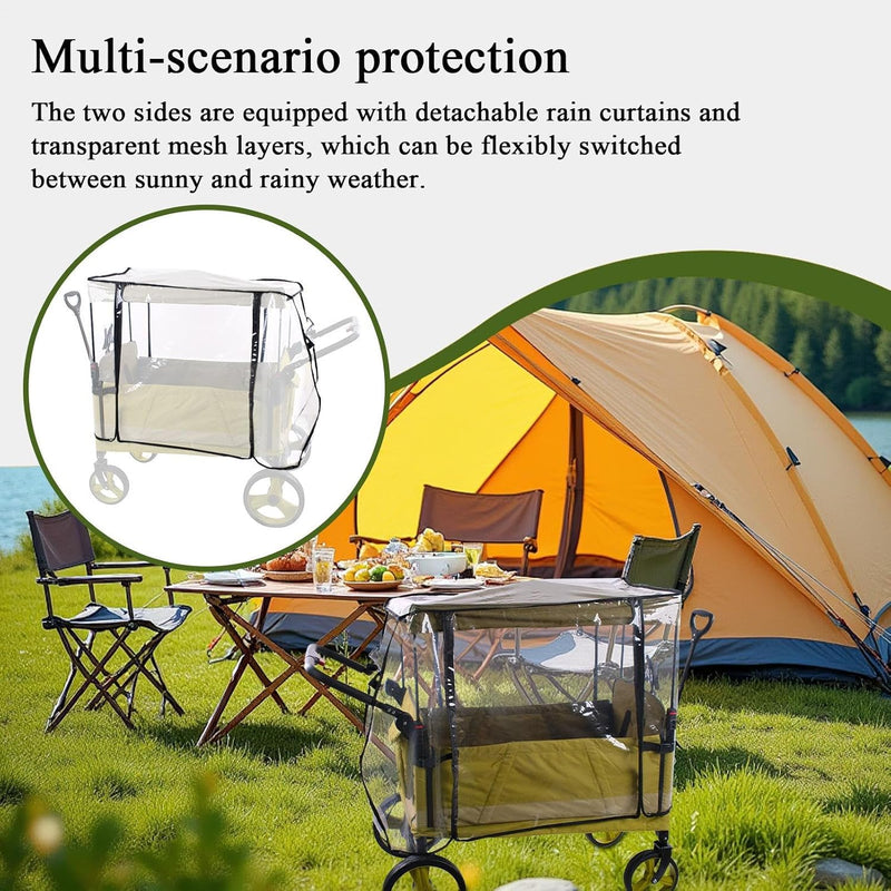 Stroller Rain Cover – Windproof Protective Arch for 2-seater and 4-seater Strollers – Venaro 
