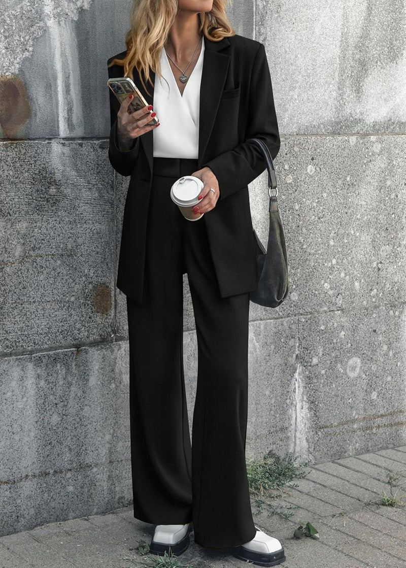 Stijlvolle Blazer en Pantalon Set - Mia