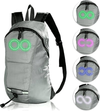 LED Reisrugzak – Waterdichte Lichtgevende Rugzak met Muziekresponsieve Verlichting – Nexora