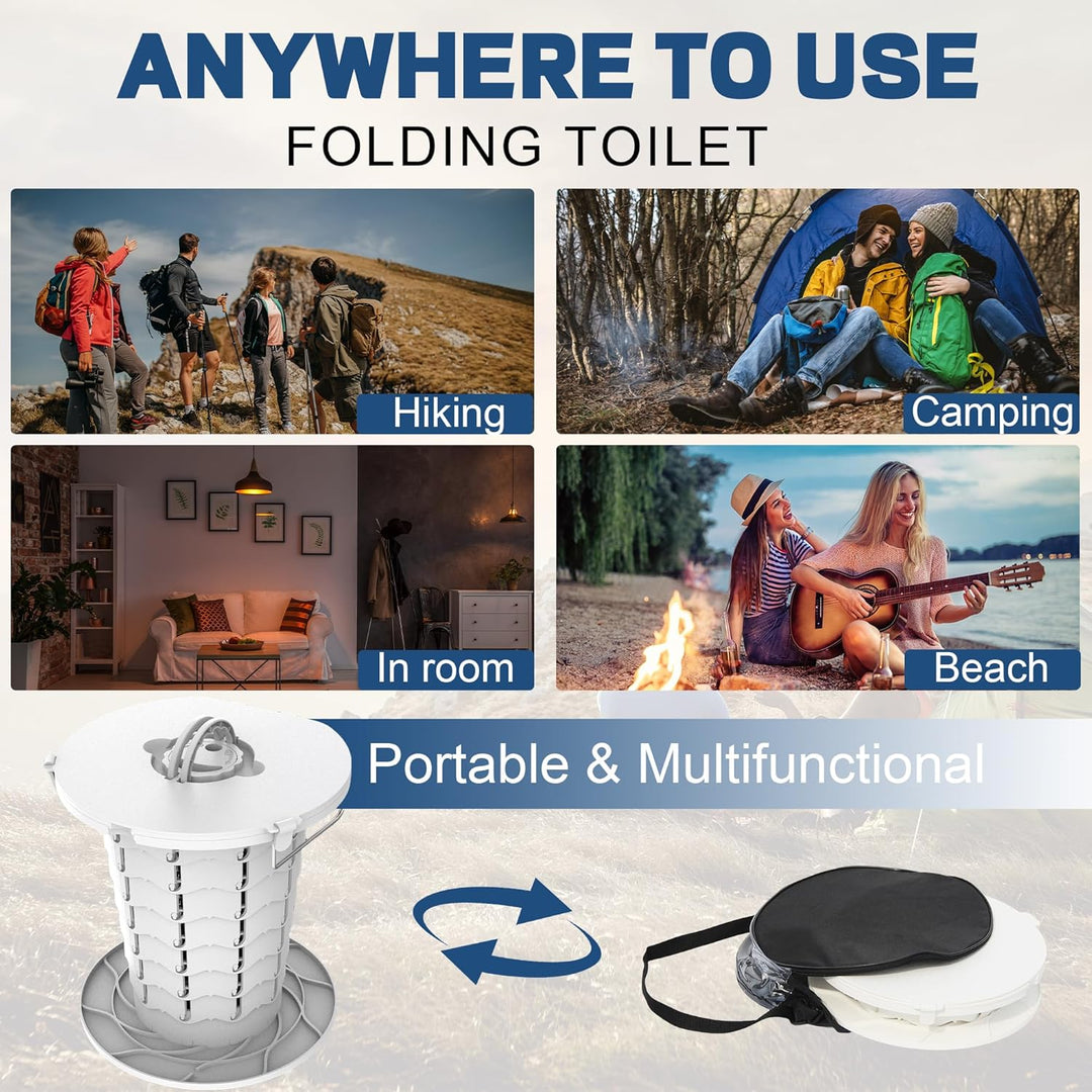 Tragbare Toilette mit verstellbarer Höhe – CampMate