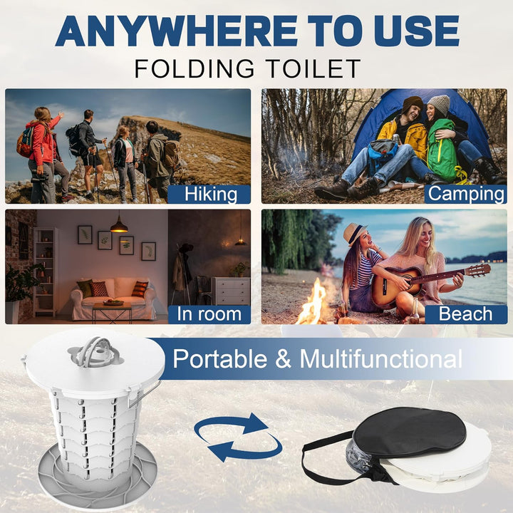 Tragbare Toilette mit verstellbarer Höhe – CampMate