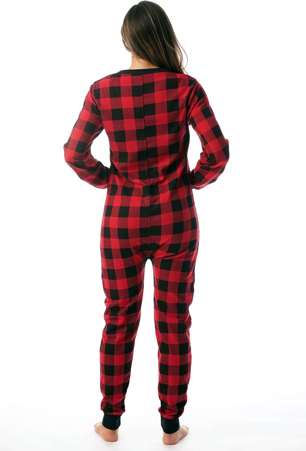 Thermo-Onesie mit Rundhalsausschnitt - CozyPlaid