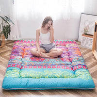 Folding Japanese Futon Floor Mattress with Memory Foam Support – Arivon
