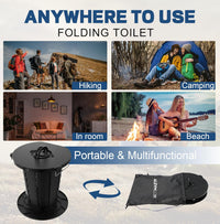 Tragbare Toilette mit verstellbarer Höhe – CampMate