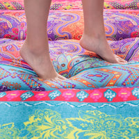 Folding Japanese Futon Floor Mattress with Memory Foam Support – Arivon