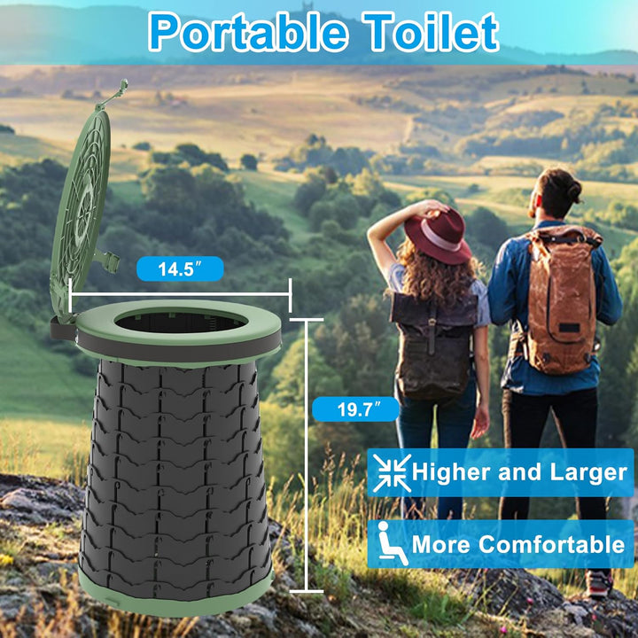 Tragbare Toilette mit verstellbarer Höhe – CampMate