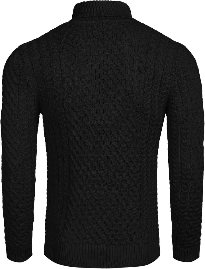Lässiger Herren-Strickrollkragenpullover - Sander