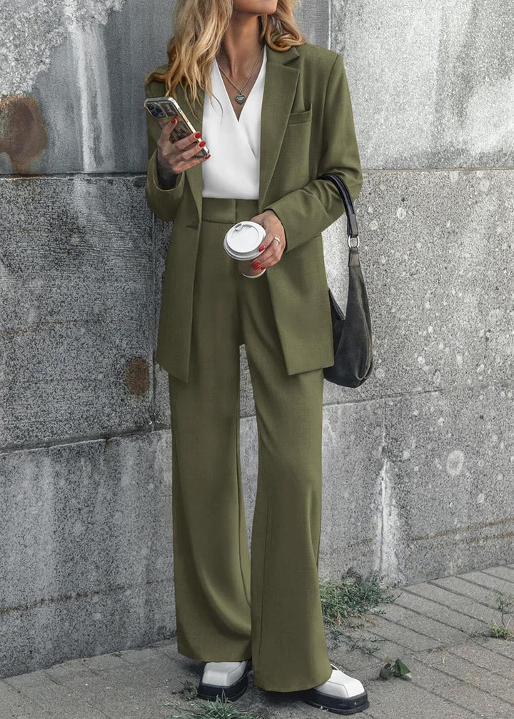 Stijlvolle Blazer en Pantalon Set - Mia
