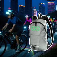 LED Reisrugzak – Waterdichte Lichtgevende Rugzak met Muziekresponsieve Verlichting – Nexora