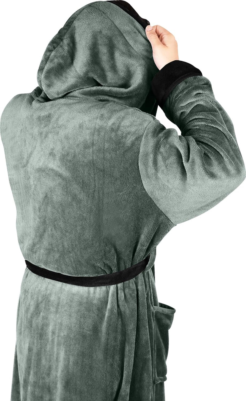 Bequemer Herren Fleece Bademantel - Harry