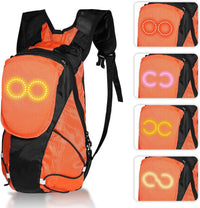 LED Motorfietsrugzak – Luminescente Veiligheidstas voor Buiten- en Nachtfietsen – Lumaro