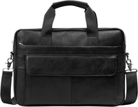 Premium Koeienleren 15” Business Actetas met Organizer Vakken