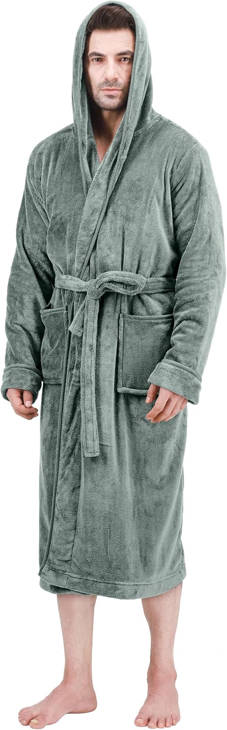 Bequemer Herren Fleece Bademantel - Harry