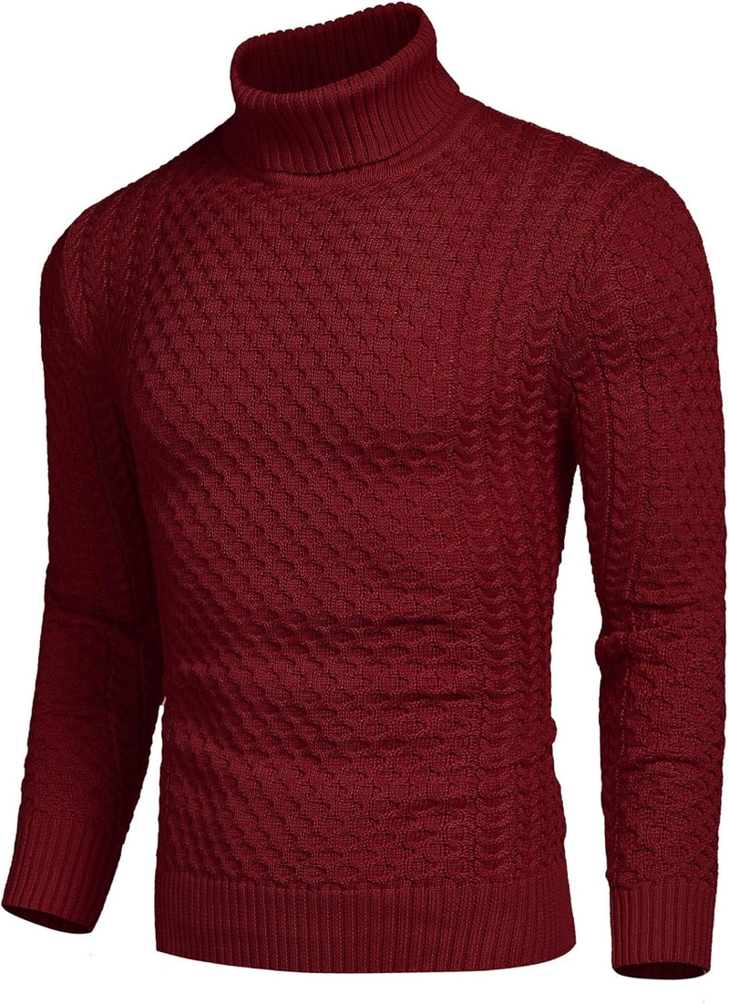 Lässiger Herren-Strickrollkragenpullover - Sander
