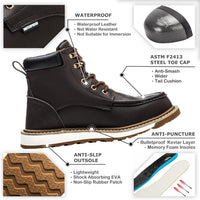 Robuste Wasserdichte Arbeitsstiefel für Herren - Timothy