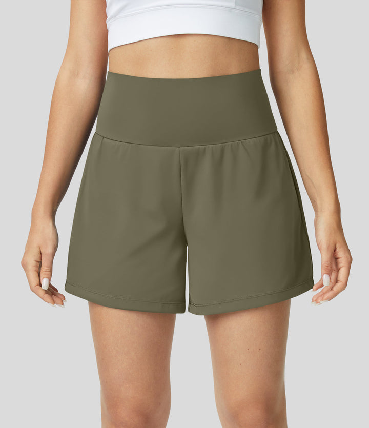Atmungsaktive & Schnell Trocknende High-Waist Damen-Fitnessshorts – Mirabella