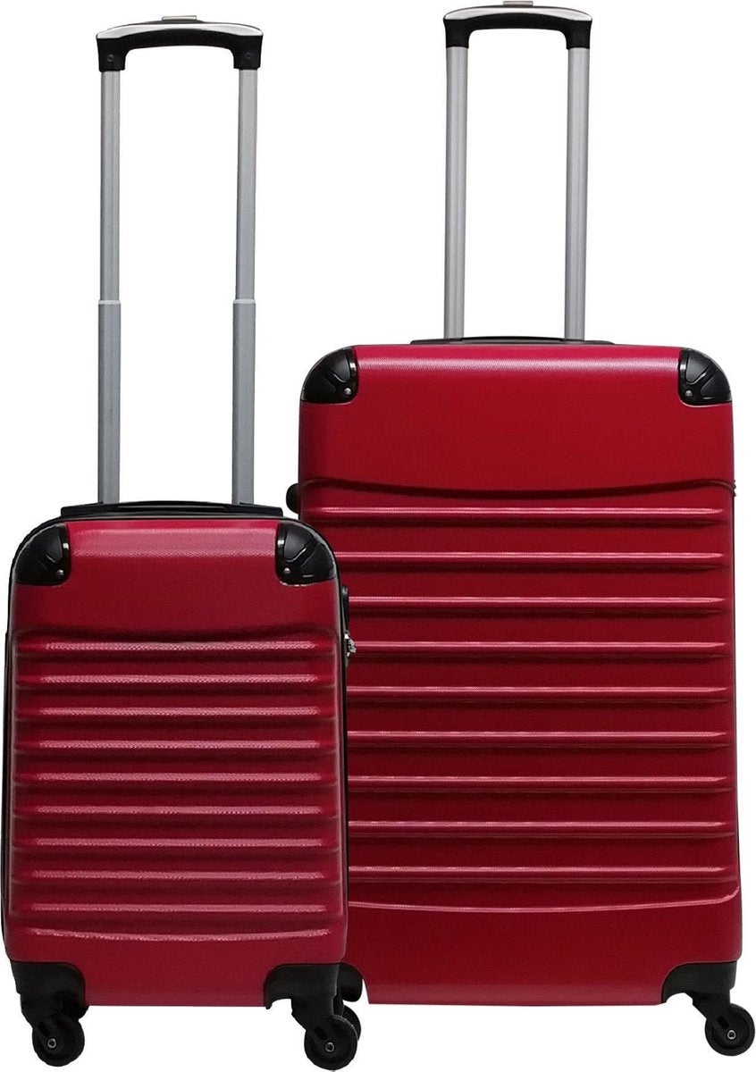 2-delige Hardshell Kofferset – Siena Rosso