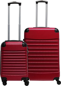 2-delige Hardshell Kofferset – Siena Rosso