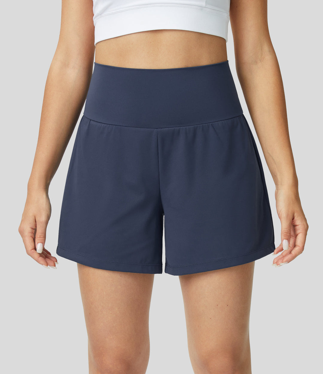 Atmungsaktive & Schnell Trocknende High-Waist Damen-Fitnessshorts – Mirabella