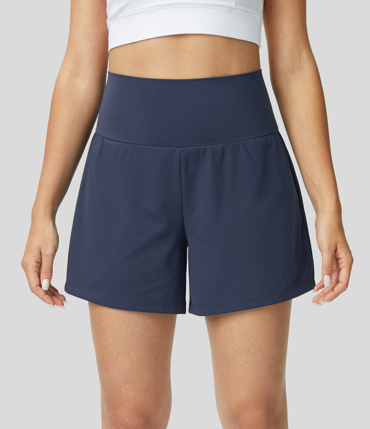 Atmungsaktive & Schnell Trocknende High-Waist Damen-Fitnessshorts – Mirabella