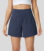 Atmungsaktive & Schnell Trocknende High-Waist Damen-Fitnessshorts – Mirabella
