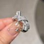 Verstellbarer Diamant-Knotenring - Serena