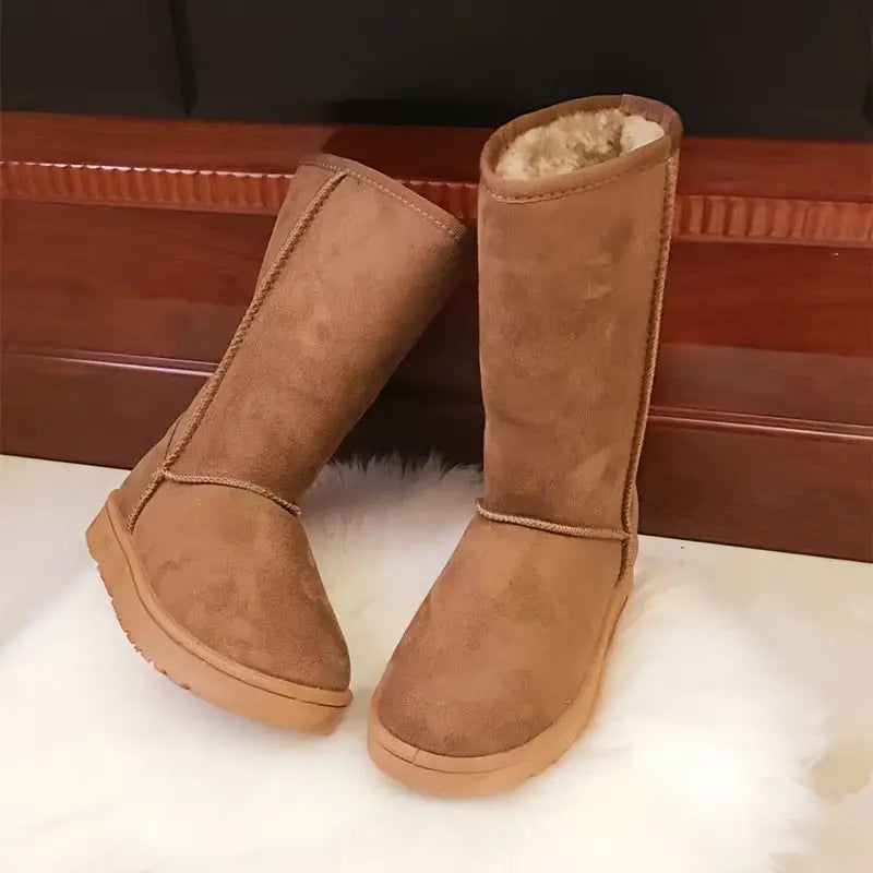 Warme Slip-On Boots mit Fleecefutter - Aria