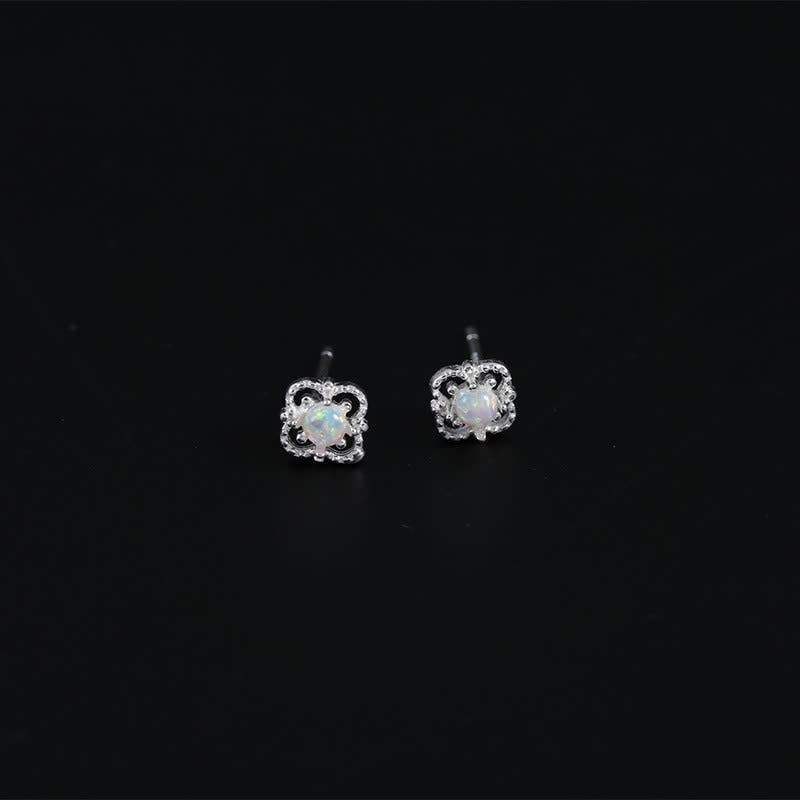 Zarte Vintage Ohrringe mit Opal - Seraphina