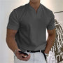 Atmungsaktives Herren-Fitnessshirt mit V-Ausschnitt - Timo