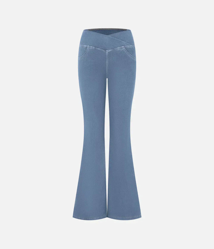 Stilvolle Bootcut Jeans für Damen - Rosa