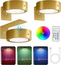 Adjustable Magnetic Picture Light | LED Touch & Remote, RGB/White, USB 1
