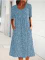 Stilvolles Kleid mit Blumenmuster - Eva | Das perfekte leichte Sommerkleid!
