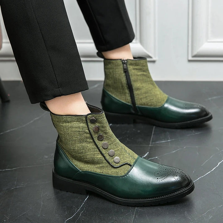 Luxuriöse Herren-Lederstiefel - Levi
