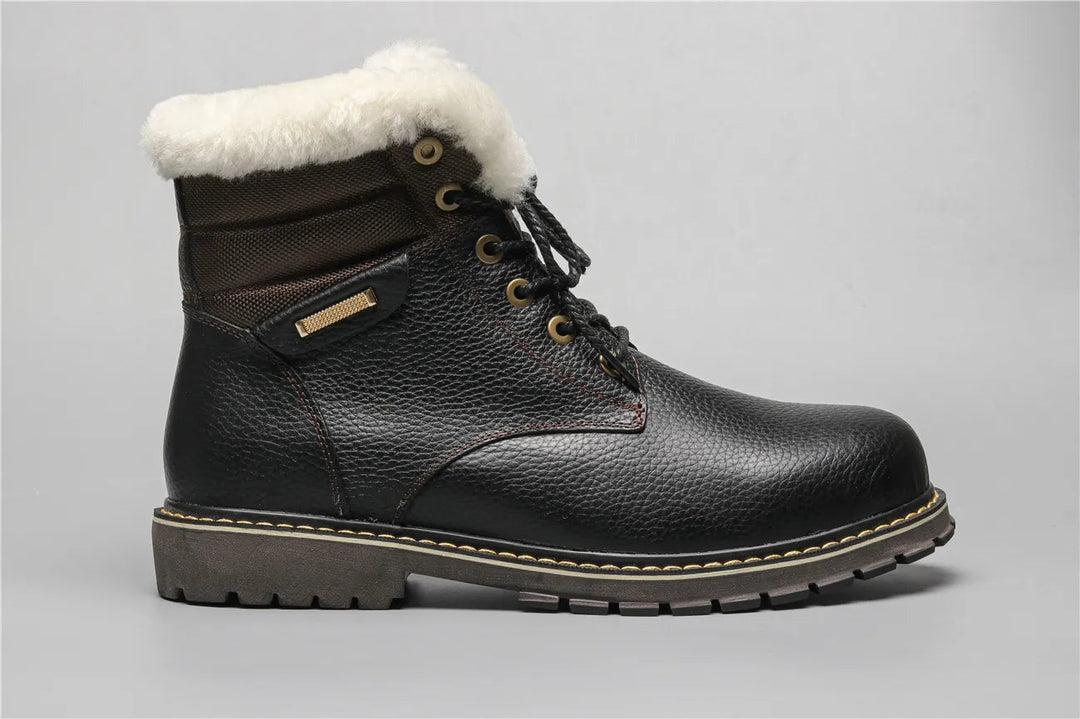Leder-Winterstiefel | Mit herrlich warmem Wollfutter