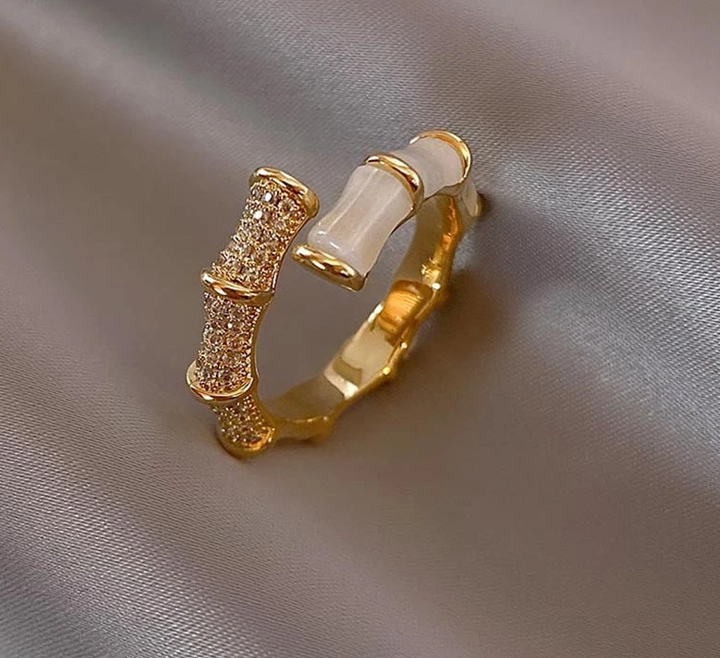 Opal Bamboo Ring | A beautiful ring with a powerful appearance!