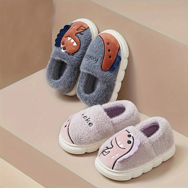 Children's Slippers with Dino Design – DinoSteps