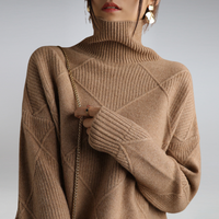 Stilvoller Damenrollkragenpullover - Isabella