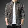 StripeZip Weste | Trendige gestreifte Winterweste