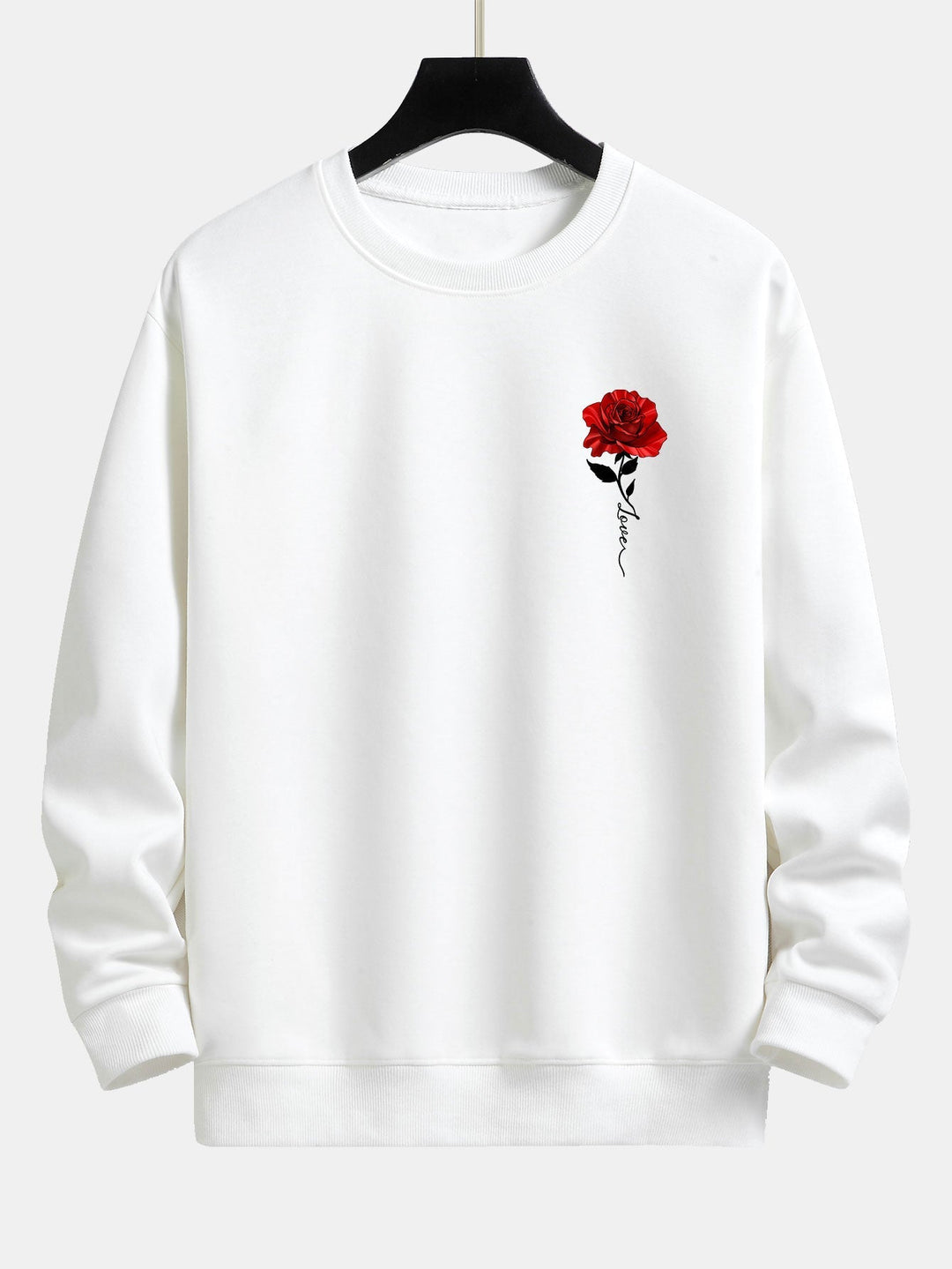 Damen-Sweatshirt mit Rosenmuster - Amelia