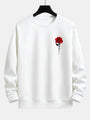 Damen-Sweatshirt mit Rosenmuster - Amelia