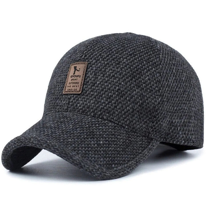 Classic Winterpet | Nostalgische wollen snap cap