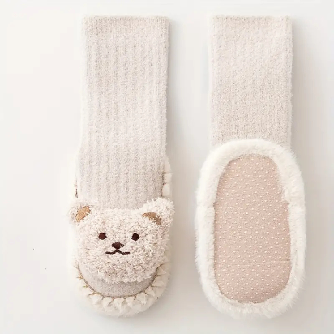 Children's House Slipper Socks with Bears – CozyBear