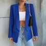 Stilvoller Damenblazer aus Polyester-Baumwolle - SophieBlaze
